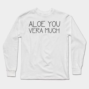 Sweet Girly Gift I Love You Cute Design Long Sleeve T-Shirt